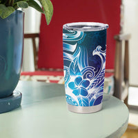 Aloha Hawaii Turtle Tumbler Cup Teal Purple Ribbon - Polynesian Pride