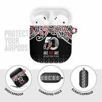 Kia Kaha Te Reo Maori AirPods Case 50 Years Mo Ake Tonu Te Reo - Polynesian Pride