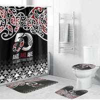 Kia Kaha Te Reo Maori Bathroom Set 50 Years Mo Ake Tonu Te Reo - Polynesian Pride