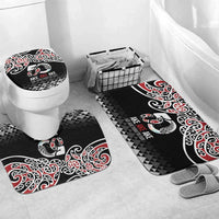 Kia Kaha Te Reo Maori Bathroom Set 50 Years Mo Ake Tonu Te Reo - Polynesian Pride
