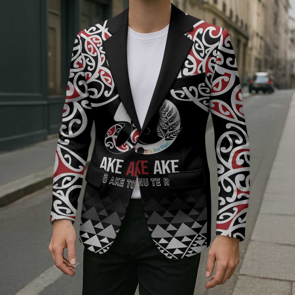 Kia Kaha Te Reo Maori Blazer 50 Years Mo Ake Tonu Te Reo - Polynesian Pride