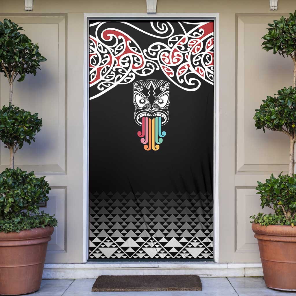 Kia Kaha Te Reo Maori Door Cover 50 Years Mo Ake Tonu Te Reo - Polynesian Pride