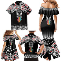 Kia Kaha Te Reo Maori Family Matching Mermaid Dress and Hawaiian Shirt 50 Years Mo Ake Tonu Te Reo LT7 - Polynesian Pride