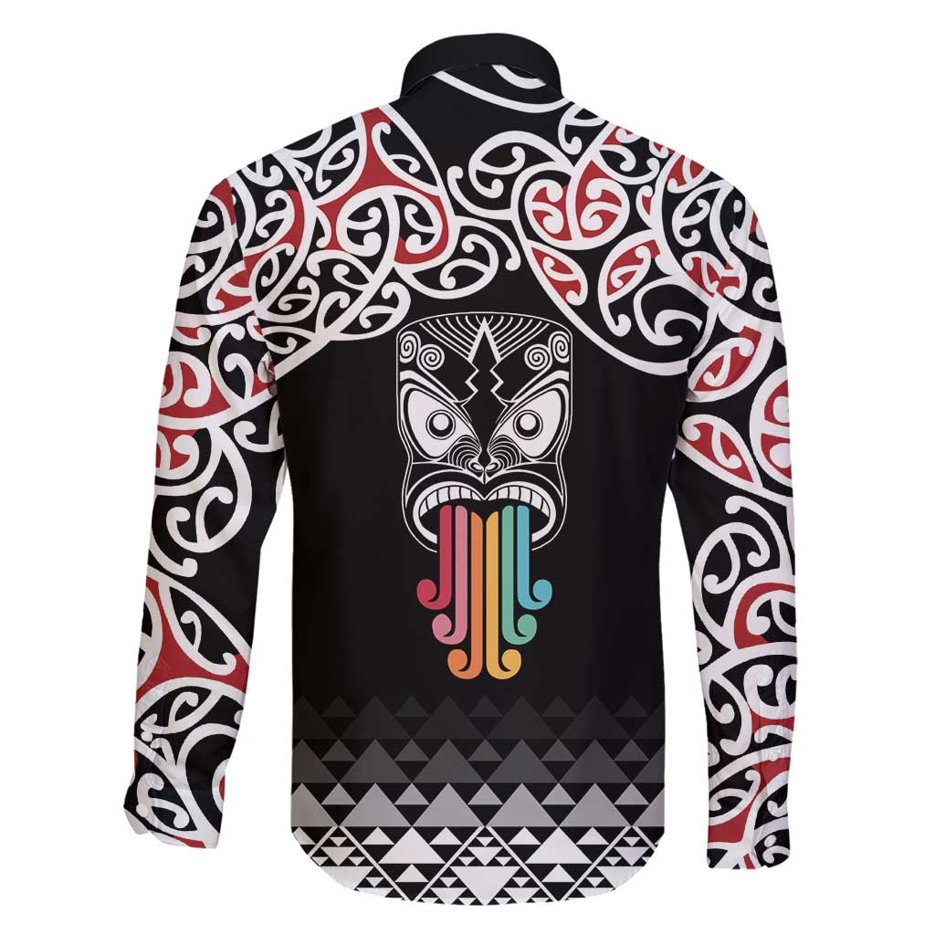 Kia Kaha Te Reo Maori Family Matching Tank Maxi Dress and Hawaiian Shirt 50 Years Mo Ake Tonu Te Reo - Polynesian Pride