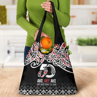 Kia Kaha Te Reo Maori Grocery Bag 50 Years Mo Ake Tonu Te Reo - Polynesian Pride