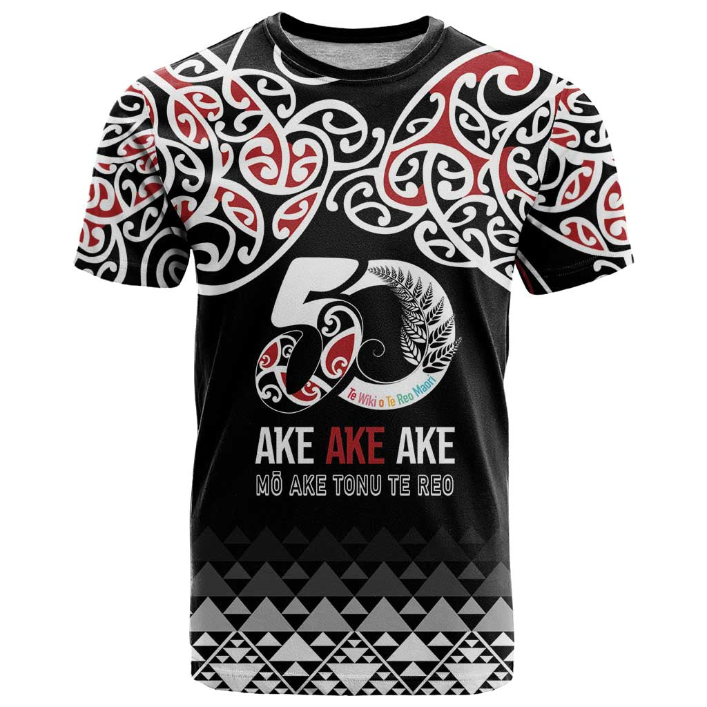 Kia Kaha Te Reo Maori T Shirt 50 Years Mo Ake Tonu Te Reo - Polynesian Pride