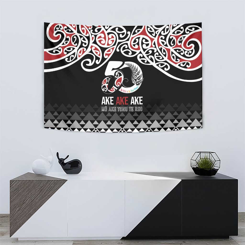 Kia Kaha Te Reo Maori Tapestry 50 Years Mo Ake Tonu Te Reo - Polynesian Pride