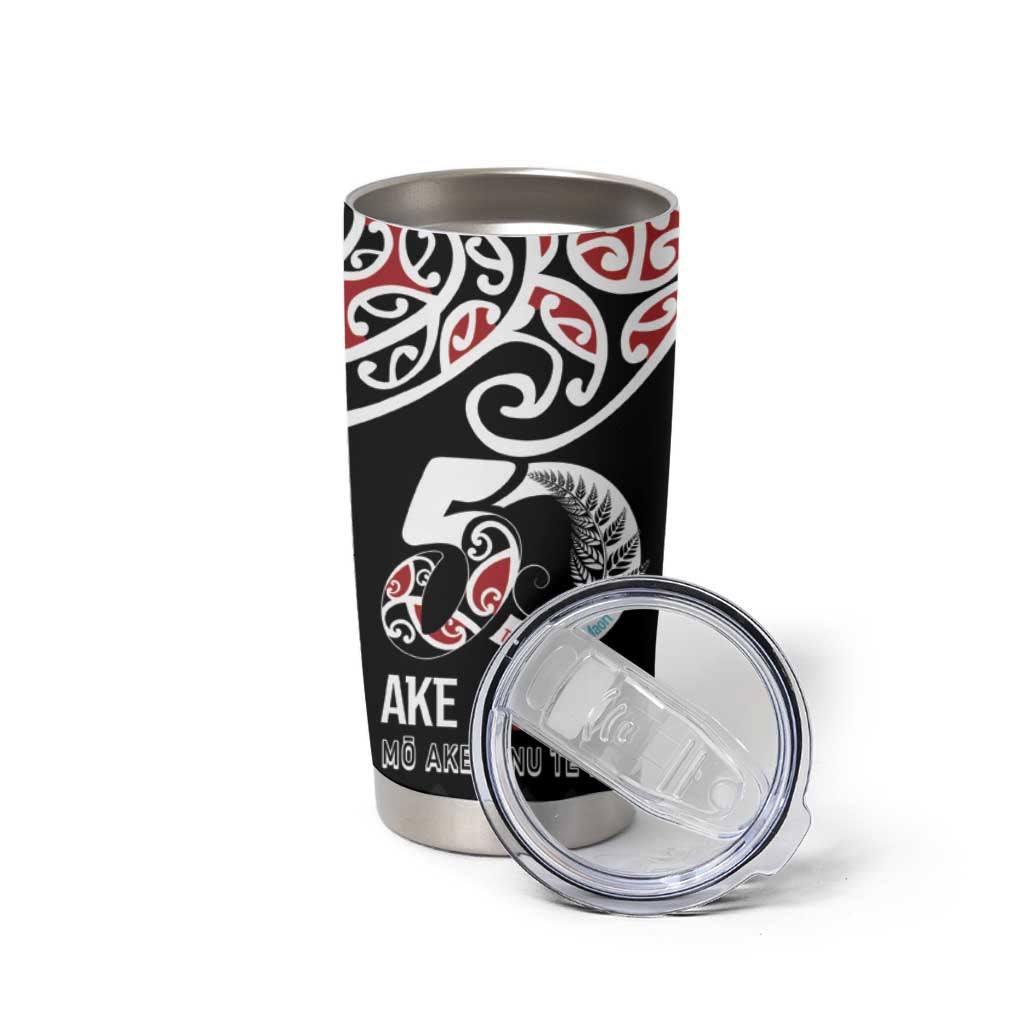 Kia Kaha Te Reo Maori Tumbler Cup 50 Years Mo Ake Tonu Te Reo - Polynesian Pride