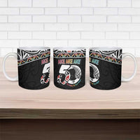 50 Years Kia Kaha Te Reo Maori Ceramic Mug Ake Ake Ake! - Polynesian Pride