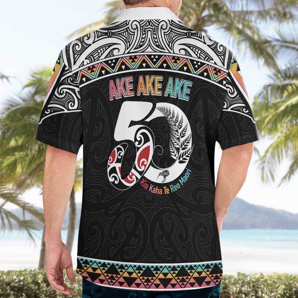 50 Years Kia Kaha Te Reo Maori Hawaiian Shirt Ake Ake Ake! - Polynesian Pride