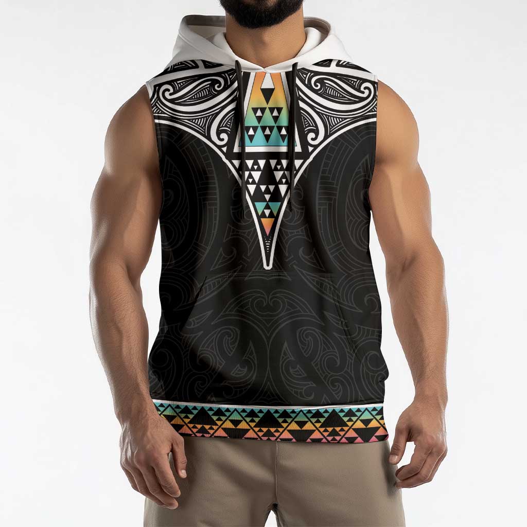 50 Years Kia Kaha Te Reo Maori Sleeveless Hoodie Ake Ake Ake! - Polynesian Pride