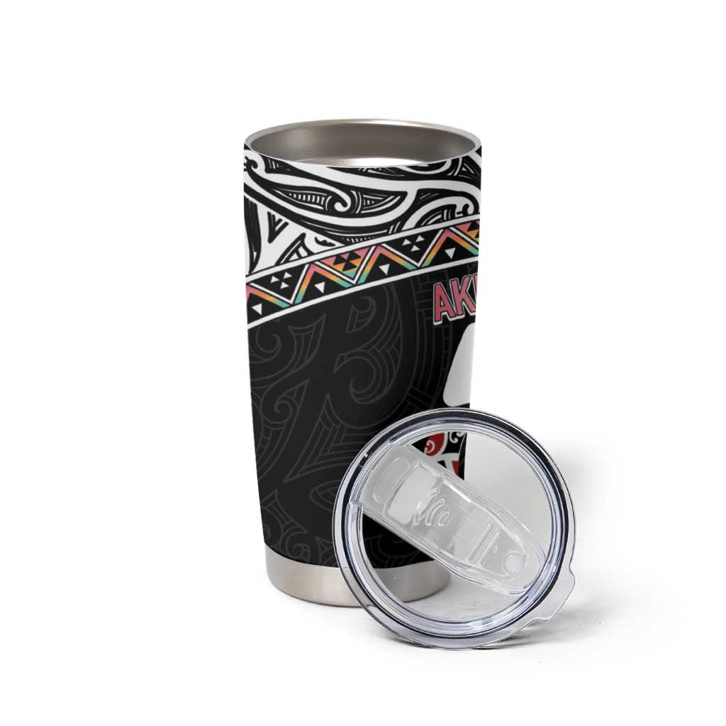 50 Years Kia Kaha Te Reo Maori Tumbler Cup Ake Ake Ake! - Polynesian Pride