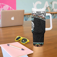 50 Years Kia Kaha Te Reo Maori Tumbler With Handle Ake Ake Ake! - Polynesian Pride
