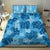 Hawaii Tapa Bedding Set Hibiscus Mix Hawaiian Quilt Patches - Blue LT7 - Polynesian Pride