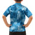 Hawaii Tapa Hawaiian Shirt Hibiscus Mix Hawaiian Quilt Patches - Blue LT7 - Polynesian Pride