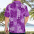 Hawaii Tapa Hawaiian Shirt Hibiscus Mix Hawaiian Quilt Patches - Violet LT7 - Polynesian Pride