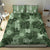 Hawaii Tapa Bedding Set Hibiscus Mix Hawaiian Quilt Patches - Sage Green LT7 - Polynesian Pride