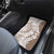 Polynesian Beige Plumeria Lei Car Mats with Hammerhead Shark