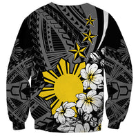 Philippines Sampaguita Personalised Sweatshirt Women's Day LT7 - Polynesian Pride