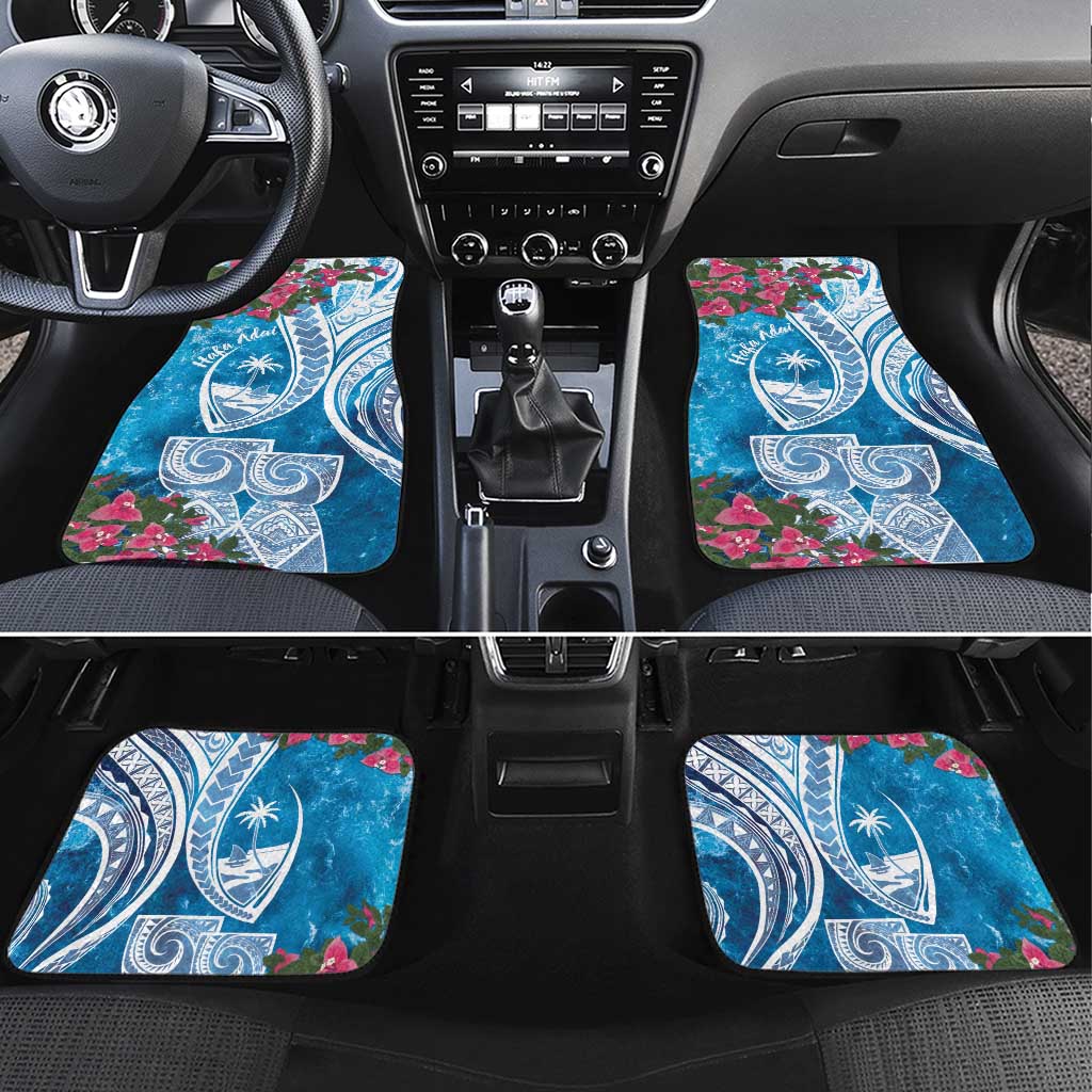 Hafa Adai Guam Car Mats Crystal Waves