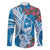 Hafa Adai Guam Family Matching Mermaid Dress and Hawaiian Shirt Crystal Waves