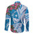 Hafa Adai Guam Family Matching Mermaid Dress and Hawaiian Shirt Crystal Waves