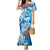 Hafa Adai Guam Family Matching Mermaid Dress and Hawaiian Shirt Crystal Waves