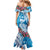 Hafa Adai Guam Family Matching Mermaid Dress and Hawaiian Shirt Crystal Waves