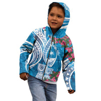Hafa Adai Guam Kid Hoodie Crystal Waves