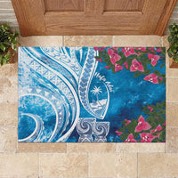 Hafa Adai Guam Rubber Doormat Crystal Waves