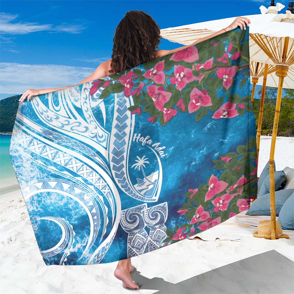 Hafa Adai Guam Sarong Crystal Waves