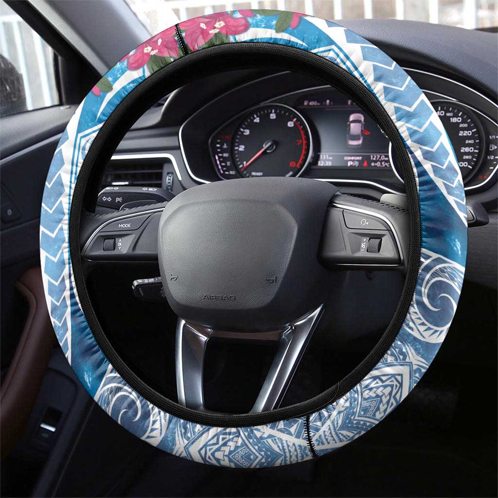 Hafa Adai Guam Steering Wheel Cover Crystal Waves