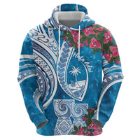 Hafa Adai Guam Zip Hoodie Crystal Waves LT7 - Polynesian Pride
