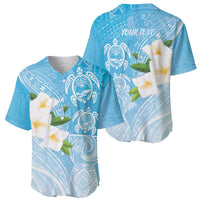 Personalized Guam Chamorro Baseball Jersey Turtles and Guasali Flowers LT7 - Polynesian Pride
