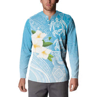 Personalized Guam Chamorro Button Sweatshirt Turtles and Guasali Flowers