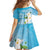 Personalized Guam Chamorro Family Matching Mermaid Dress and Hawaiian Shirt Turtles and Guasali Flowers