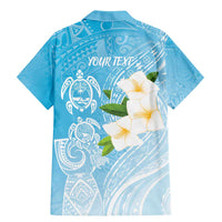 Personalized Guam Chamorro Family Matching Mermaid Dress and Hawaiian Shirt Turtles and Guasali Flowers LT7 - Polynesian Pride