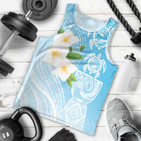 Personalized Guam Chamorro Men Tank Top Turtles and Guasali Flowers LT7 - Polynesian Pride