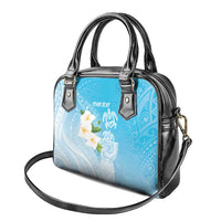 Personalized Guam Chamorro Shoulder Handbag Turtles and Guasali Flowers