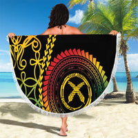 Proudly Ni-Van Sandroing Inspired Classic Style Beach Blanket
