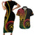 Proudly Ni-Van Sandroing Inspired Classic Style Couples Matching Short Sleeve Bodycon Dress and Hawaiian Shirt