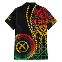 Proudly Ni-Van Sandroing Inspired Classic Style Family Matching Off The Shoulder Long Sleeve Dress and Hawaiian Shirt