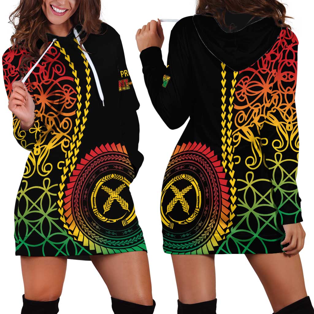 Proudly Ni-Van Sandroing Inspired Classic Style Hoodie Dress