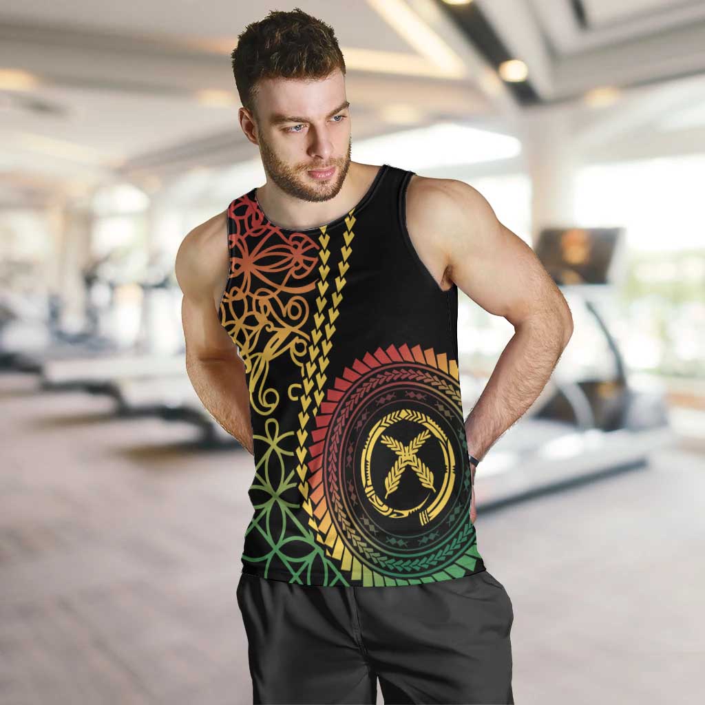 Proudly Ni-Van Sandroing Inspired Classic Style Men Tank Top LT7 Colorful - Polynesian Pride