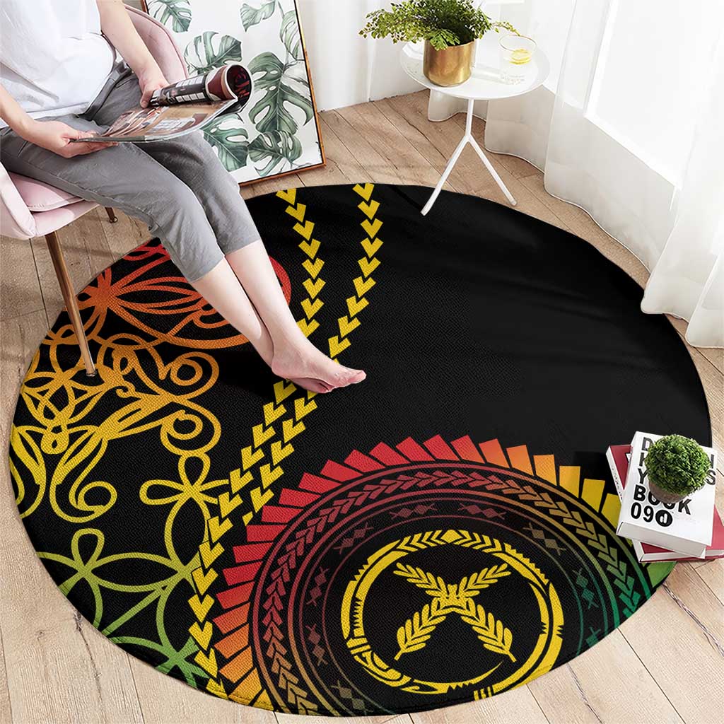 Proudly Ni-Van Sandroing Inspired Classic Style Round Carpet