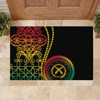 Proudly Ni-Van Sandroing Inspired Classic Style Rubber Doormat LT7 Colorful - Polynesian Pride