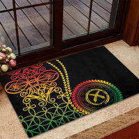 Proudly Ni-Van Sandroing Inspired Classic Style Rubber Doormat LT7 - Polynesian Pride