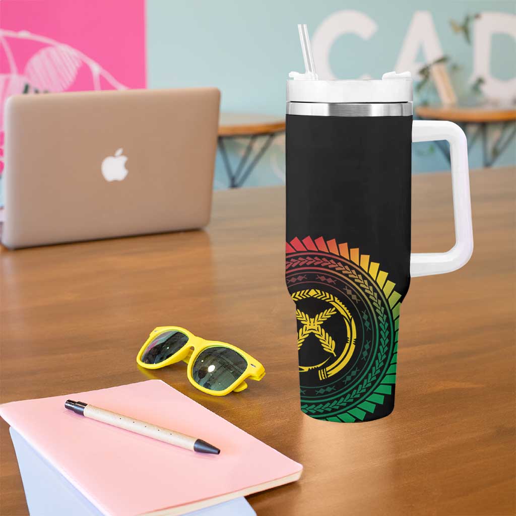 Proudly Ni-Van Sandroing Inspired Classic Style Tumbler With Handle
