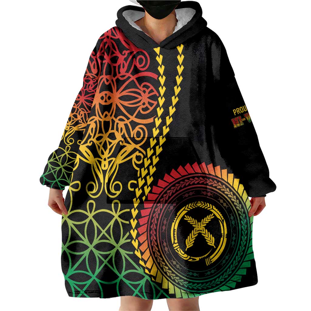 Proudly Ni-Van Sandroing Inspired Classic Style Wearable Blanket Hoodie