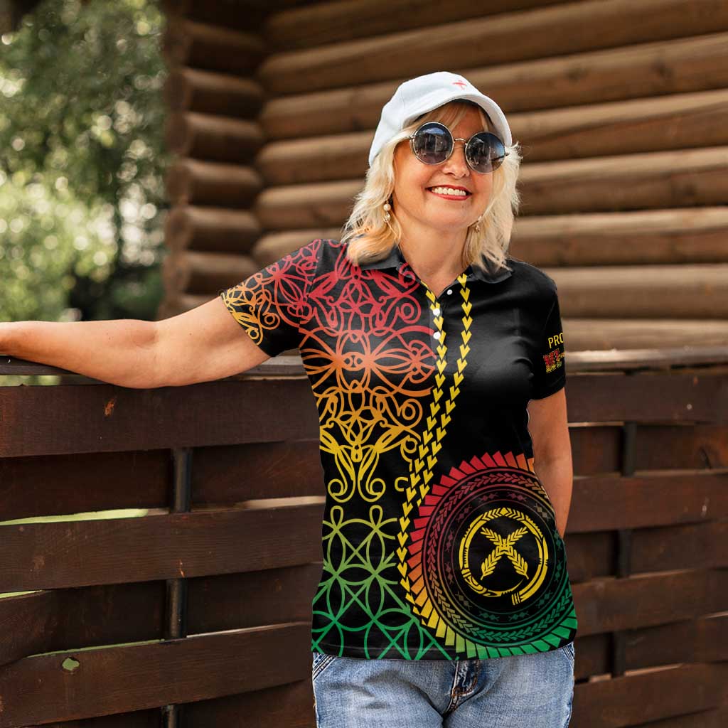 Proudly Ni-Van Sandroing Inspired Classic Style Women Polo Shirt